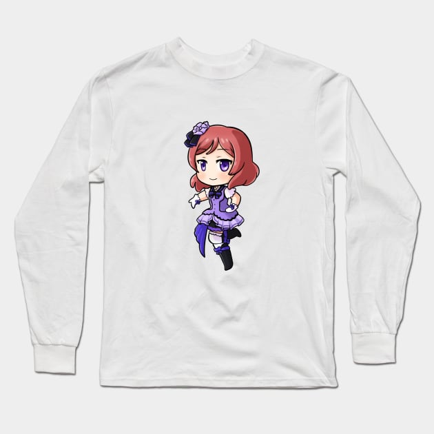 Maki Nishikino chibi Long Sleeve T-Shirt by koomalaama